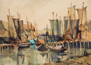 Fishing Village at Kukup